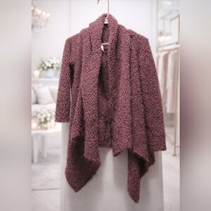 Umgee Size Small Textured Mauve Cardigan